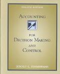 Book Accounting for Decision Making and Control free