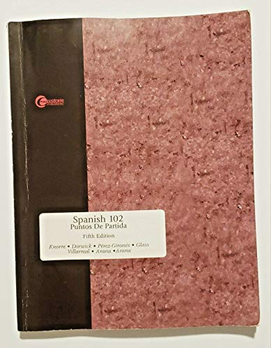 Book Spanish 102 Puntos De Partida 5th Edition free