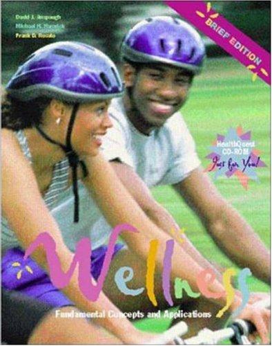 Book Wellness: Fundamental Concepts and Applications free