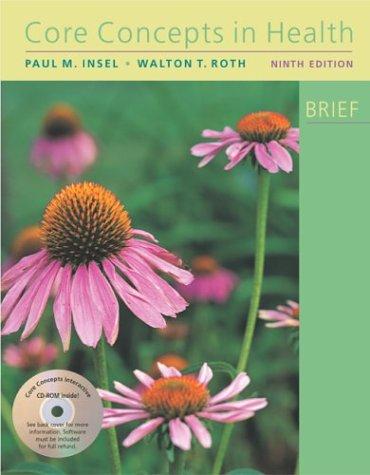 Book Core Concepts in Health Brief with Student CD-ROM and Learning to Go: Health free
