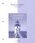 Book Working Papers to accompany Managerial Accounting free