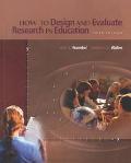 Book How to Design and Evaluate Research in Education with Student CD and Workbook free