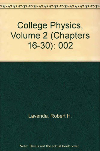 Book College Physics, Volume 2 (Chapters 16-30) free