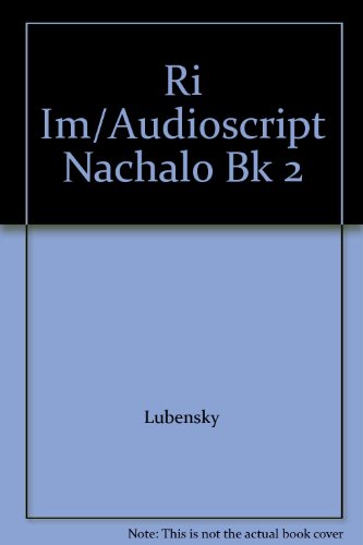 Book Ri Im/Audioscript Nachalo Bk 2 free