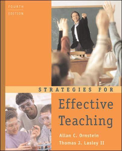 Book Strategies for Effective Teaching free