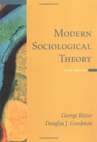 Book Modern Sociological Theory free
