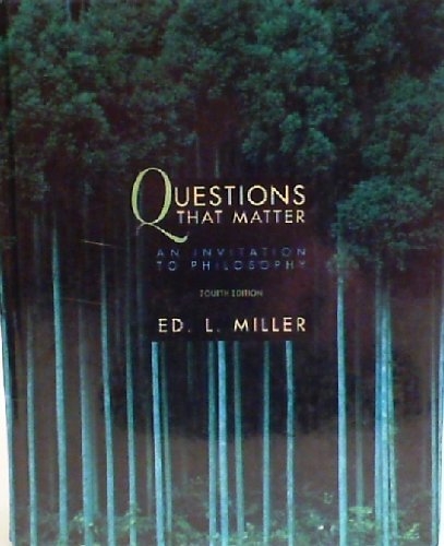 Book Questions That Matter: An Invitation to Philosophy free
