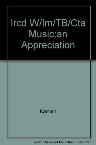 Book Ircd W/im/tb/cta Music:an Appreciation free
