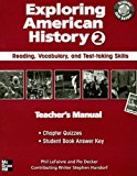 Book Exploring American History: Reading, Vocabulary, And Test-taking Skills 2 (1800-present) Tm free