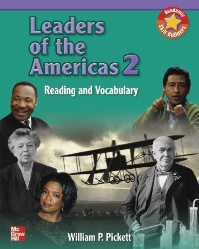 Book Leaders Of The Americas: Reading And Vocabulary- Book 2 Tm (bk. 2) free