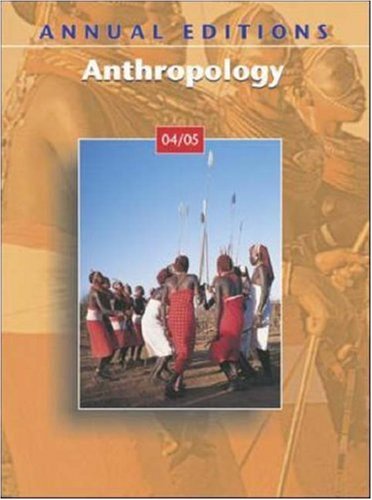 Book Annual Editions: Anthropology 04/05 (Annual Editions) free