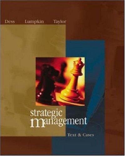 Book Strategic Management: Text and Cases with PowerWeb and CD free