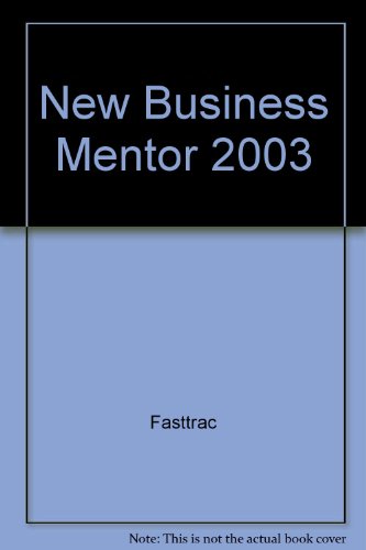 Book New Business Mentor 2003 free