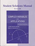 Book Student Solutions Manual to accompany Complex Variables and Applications free