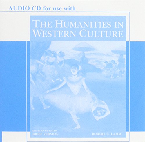 Book Audio Cd For Use W/ Humanities In Western Culture free
