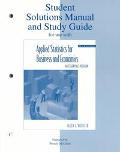 Book Student Solutions Manual and Study Guide: Applied Statistics for Business and Economics: An Essentials Version free