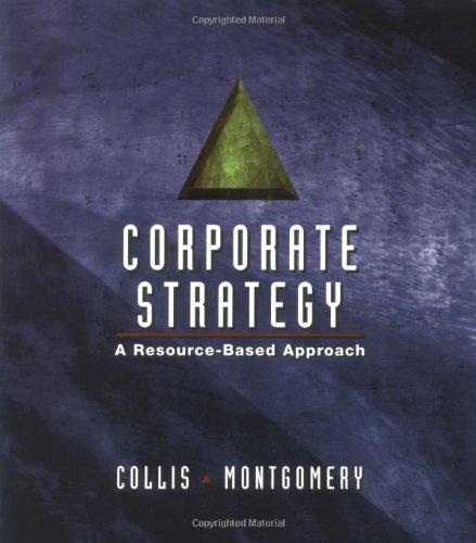 Book Corporate Strategy: A Resource Based Approach free