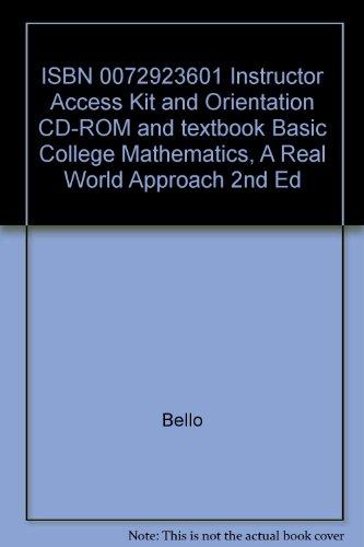 Book Basic College Mathematics, A Real World Approach 2nd Ed free