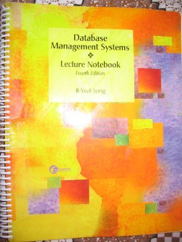 Book Database Management Systems Lecture Notebook free