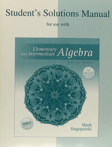 Book SSM/Elem & Interm Algebra free