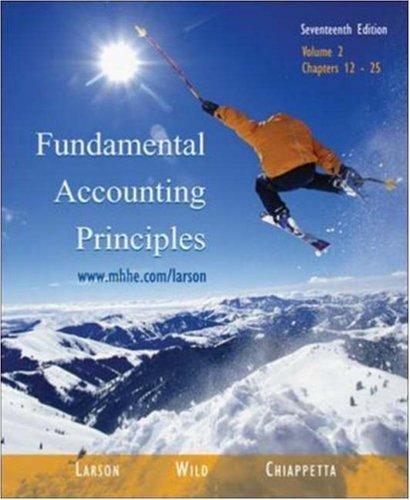 Book Fundamental Accounting Principles, Chapters 12-25, Vol. 2 free