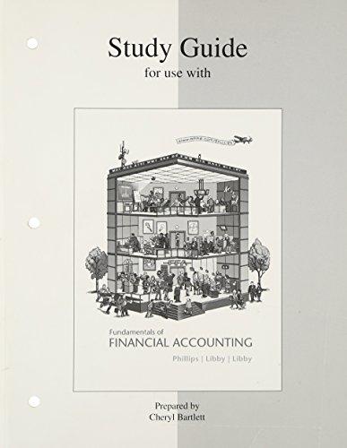 Book Study Guide for Fundamentals of Financial Accounting free