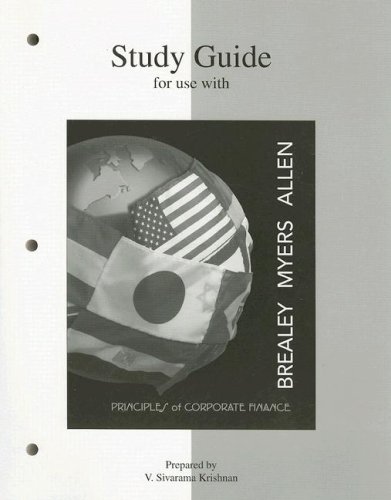 Book Study Guide to accompany Principles of Corp. Finance free