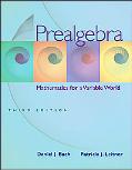 Book Prealgebra: Mathematics for a Variable World free