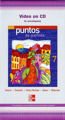 Book Video On Cd To Accompany Puntos De Partida 0072970693 free