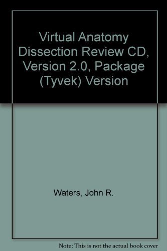 Book Virtual Anatomy Dissection Review CD, Version 2.0, Package (Tyvek) Version free