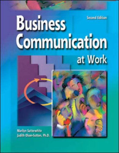 Book Business Communication at Work Student Text/Workbook/CD Package 2003 free