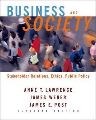 Book Business and Society: Stakeholders, Ethics, Public Policy free