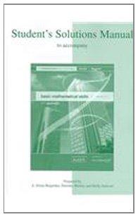 Book Student's Solutions Manual t/a Basic Mathematical Skills w/ Geometry (The Streeter/Hutchison Series in Mathematics) free