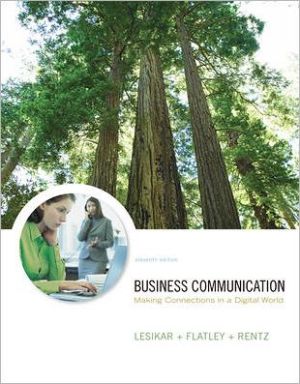 Book Business Communication: Making Connections in a Digital World free