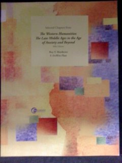 Book Selected Chapters From The Western Humanities: The Late Middle Ages To The Age Of Anxiety And Beyond free