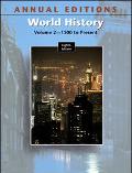 Book Annual Editions: World History, Volume 2, 8/e (Annual Editions: World History Vol. 2) free