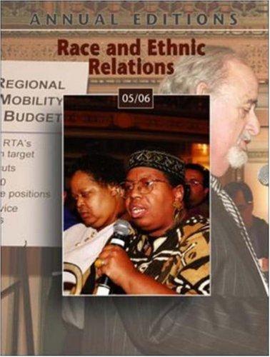 Book Annual Editions: Race and Ethnic Relations 05/06 free