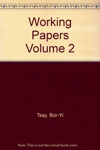 Book Working Papers Volume 2 free