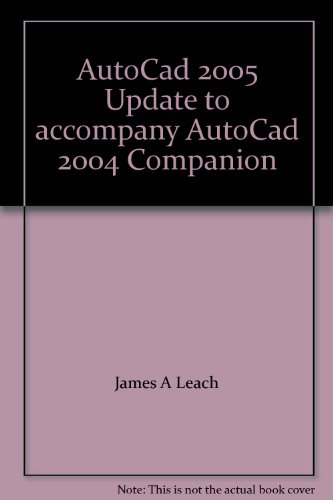 Book Autocad 2005 Update To Accompany Autocad 2004 Companion free