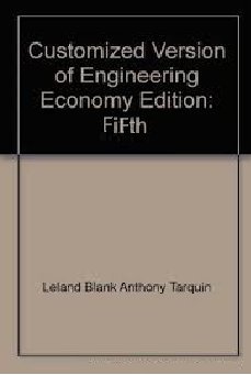 Book Selected Material from Engineering Economy (Custom free