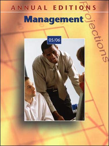 Book Annual Editions: Management 05/06 free