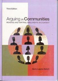 Book Arguing In Communities: Reading And Writing Arguments In Context free