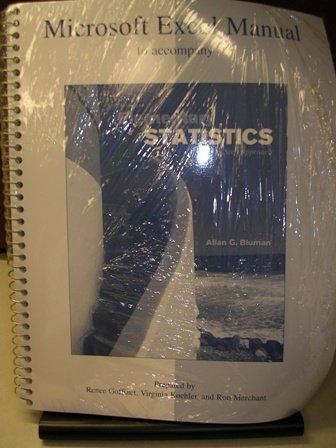 Book Excel Manual for Use With Elementary Sta free
