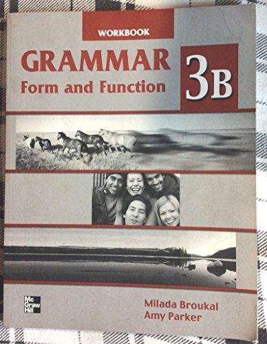 Book Grammar Form And Function - High Intermediate (bk. 3b) free