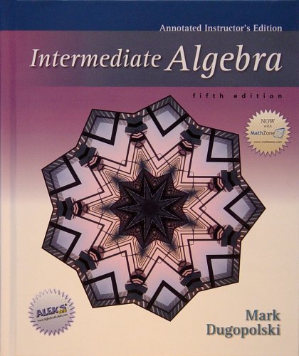 Book Intermediate Algebra (Annotated Instructor's Edition) free