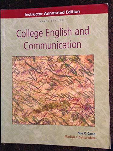 Book College English and communication (Instructor Annotated Edition/Ninth Edition) free