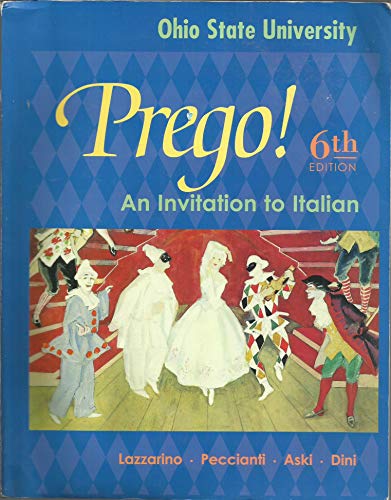 Book Prego! An Invitation To Italian ( Ohio State University) free
