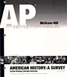 Book Ap Teachers Instructor's Manual To Accompany American History: A Survey 12th Edition free