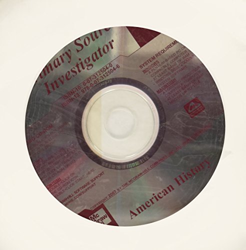 Book American History Primary Source Investigator CD free