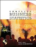 Book Complete Business Statistics with Student CD free